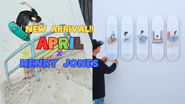 April skateboards x Henry Jones -Ish Cepeda Takashi 10- skateboard deck main image 0