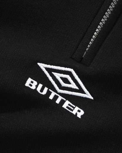 BUTTER GOODS I UMBRO Athletica Polo Shirt - Black