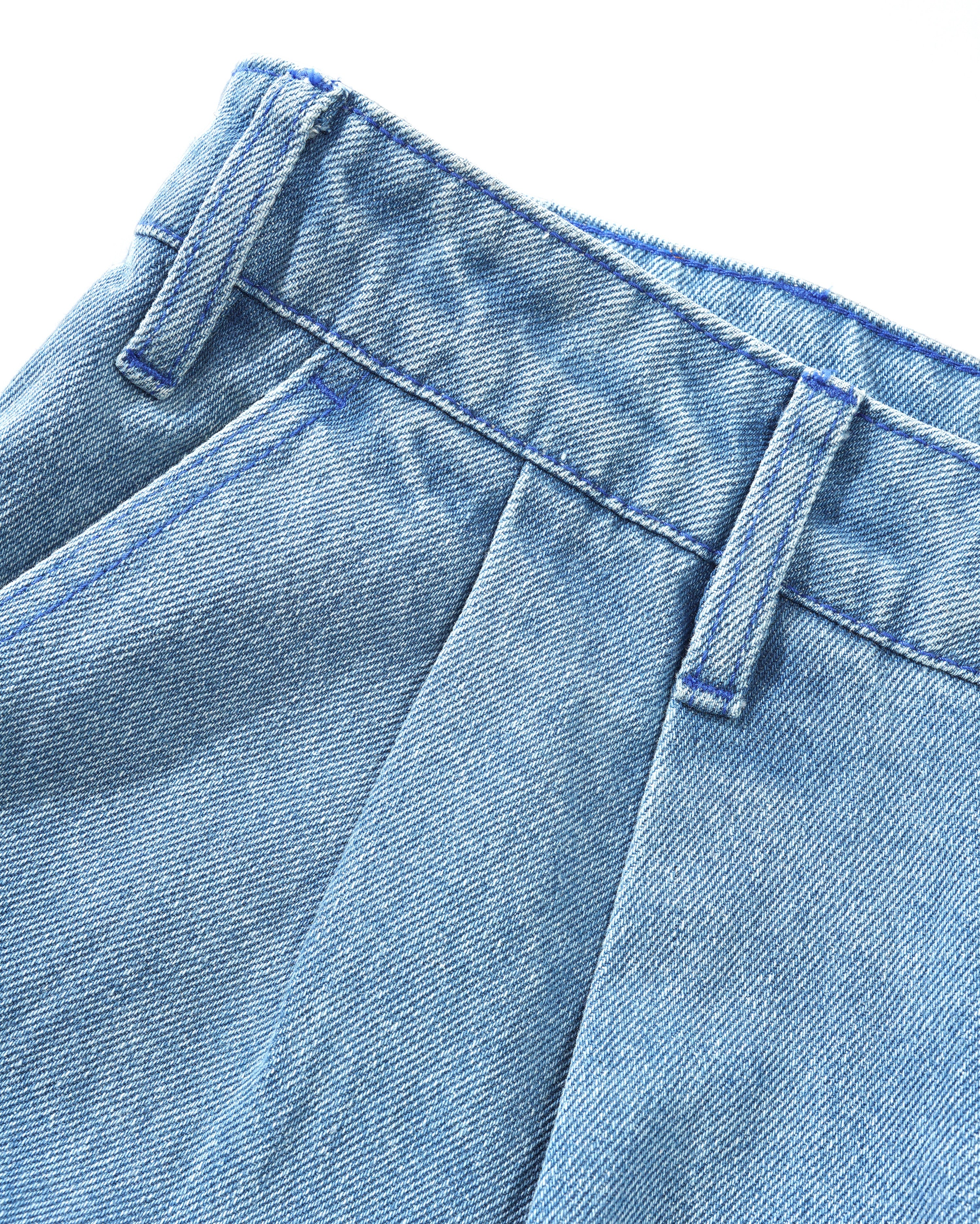 BUTTER GOODS Blue Note Pleated Denim Jeans Washed Indigo 30