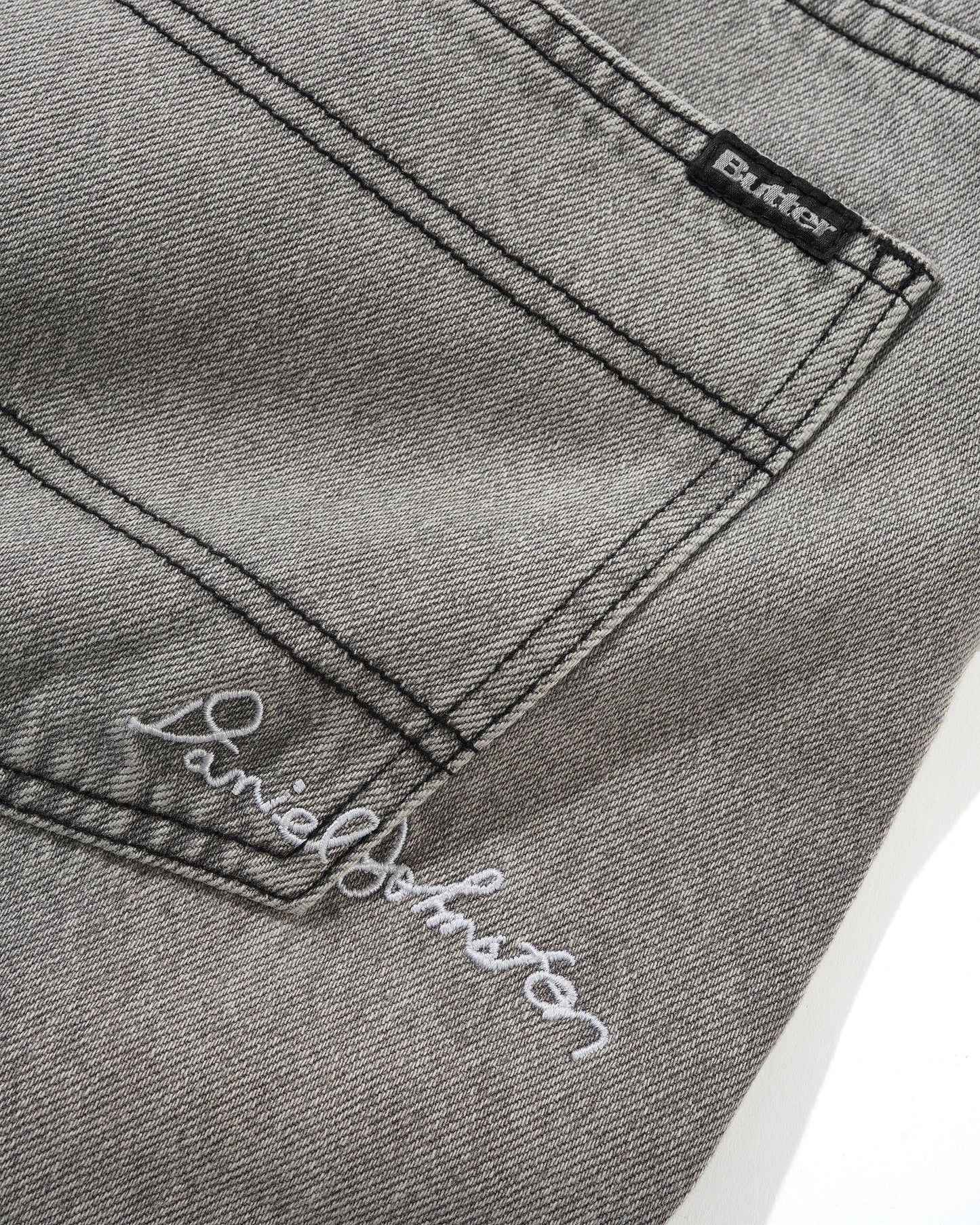 BUTTER GOODS | DANIEL JOHNSTON Boxing Denim Jeans - Washed Grey