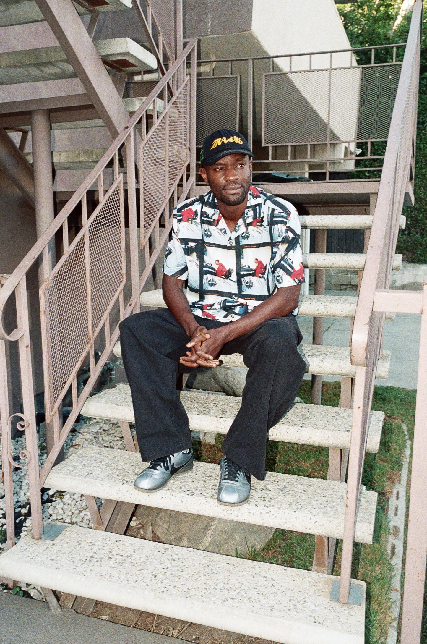 BUTTER GOODS x MADLIB Bomb Shelter Rayon Shirt - Multi