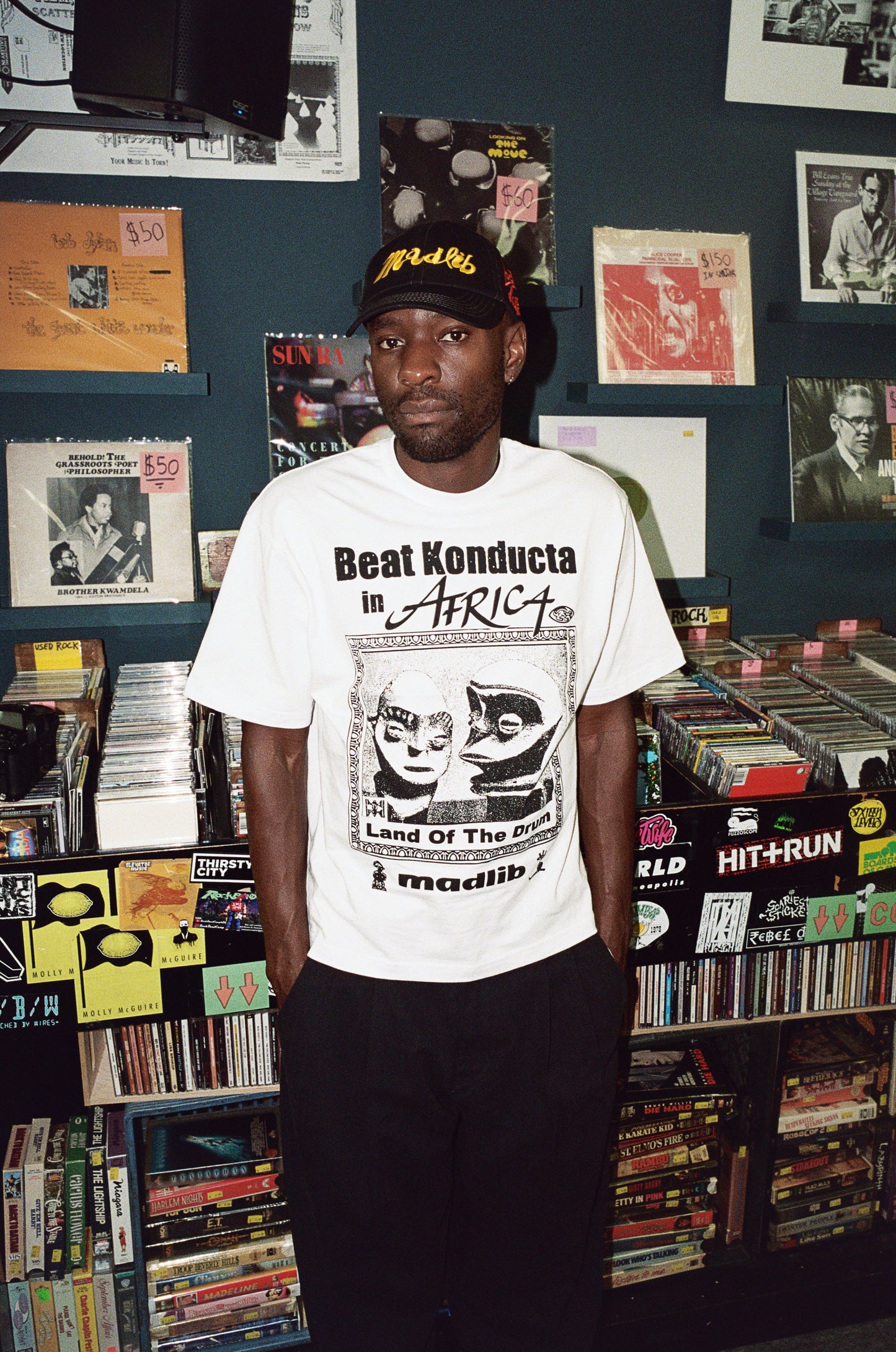 BUTTER GOODS x MADLIB Africa Tee - White