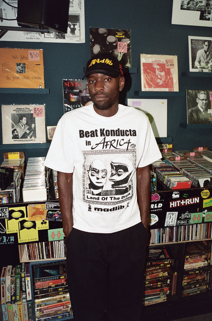 BUTTER GOODS x MADLIB Africa Tee - White