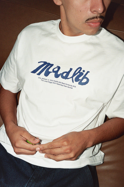 BUTTER GOODS x MADLIB Alias Tee - White