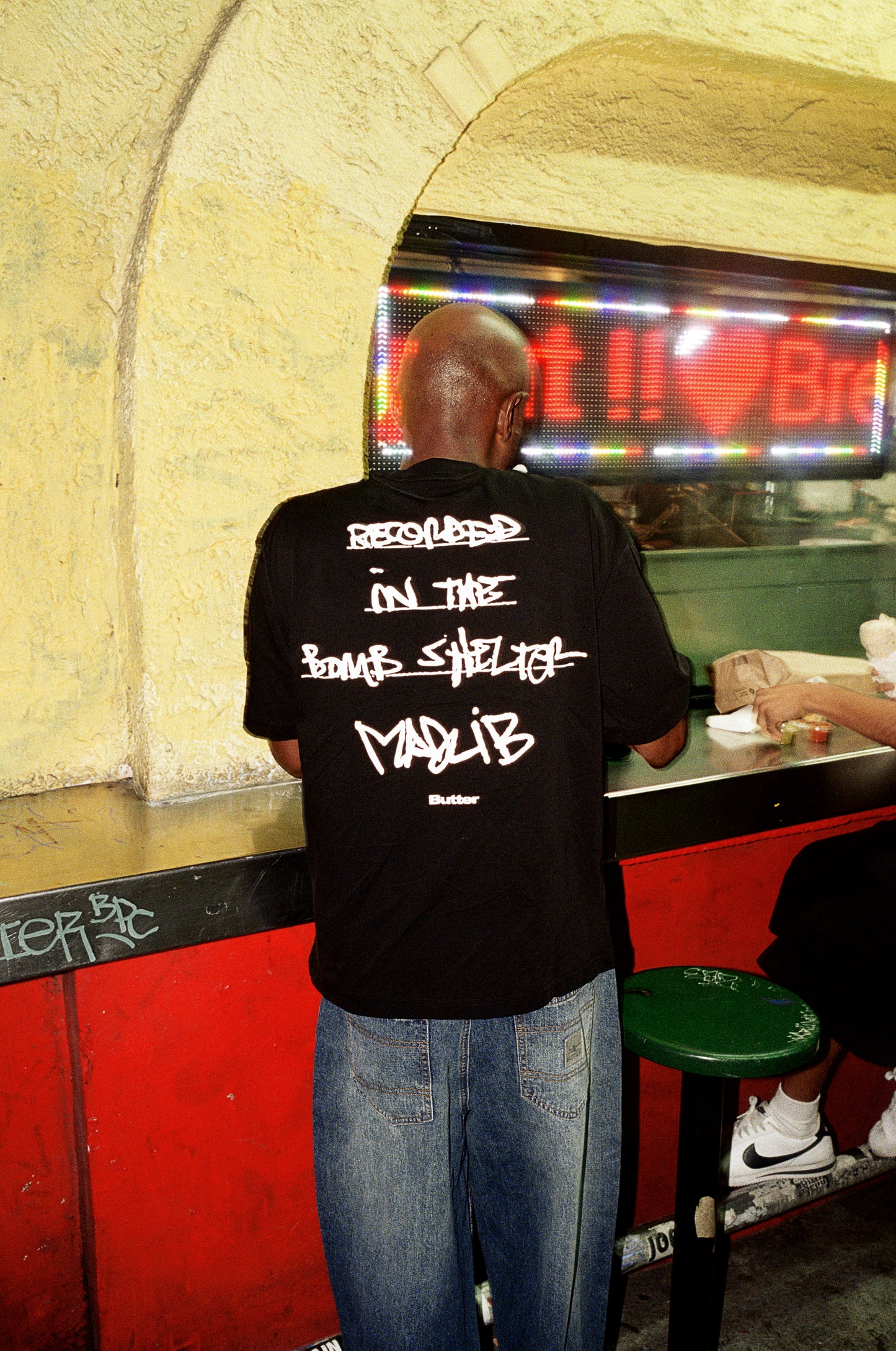 BUTTER GOODS x MADLIB Bomb Shelter Tee - Black