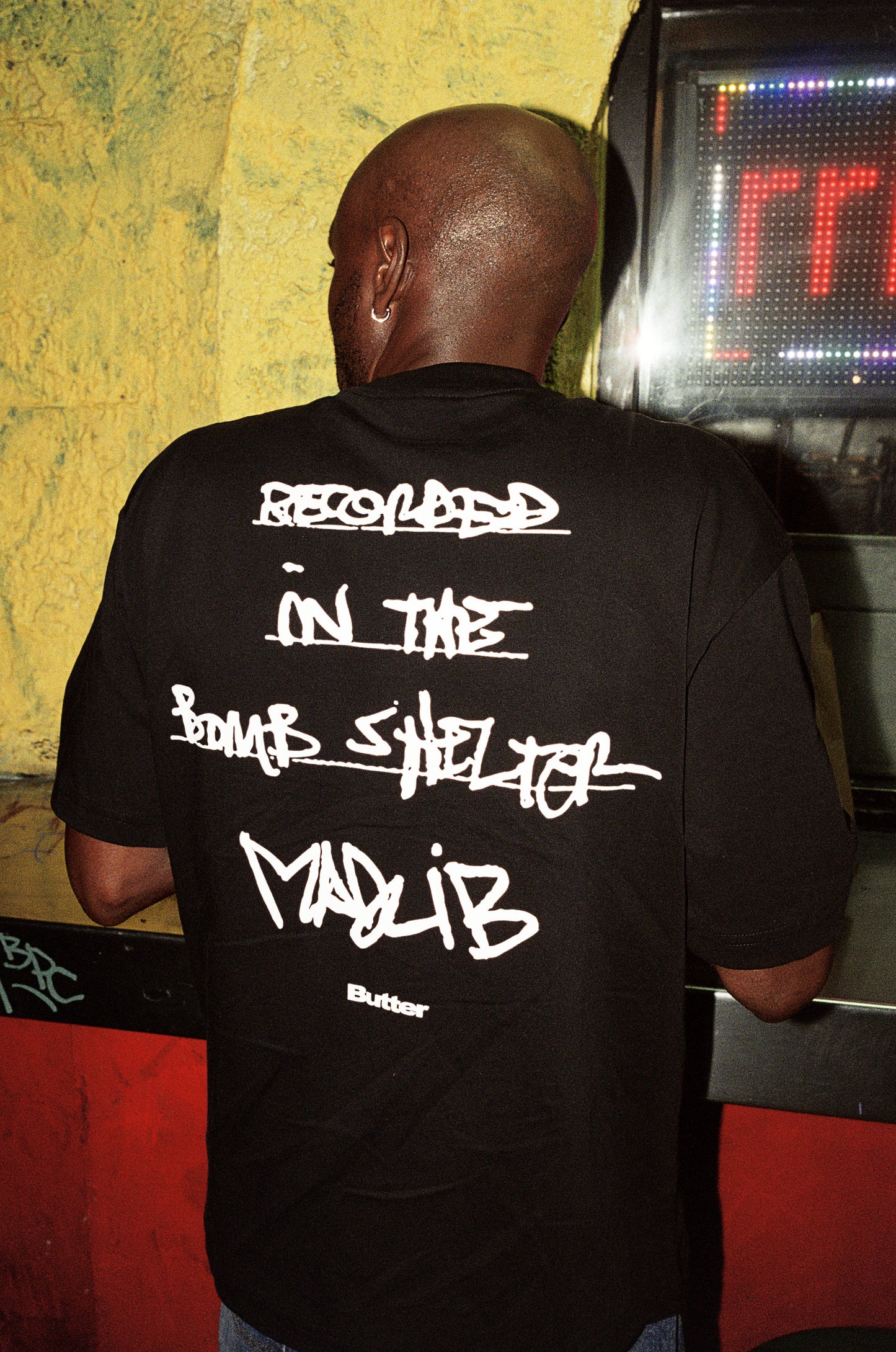 BUTTER GOODS x MADLIB Bomb Shelter Tee - Black