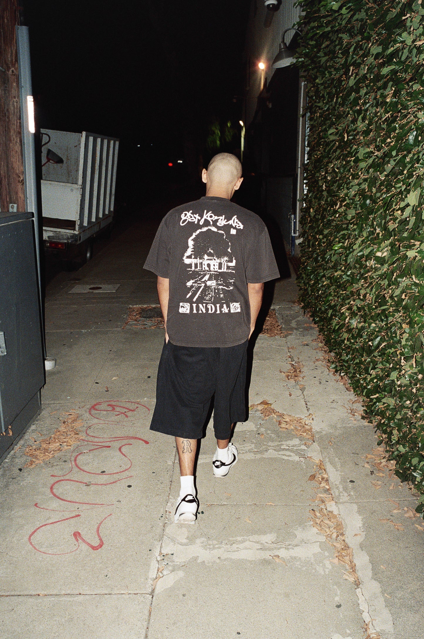 BUTTER GOODS x MADLIB India Tee - Washed Black