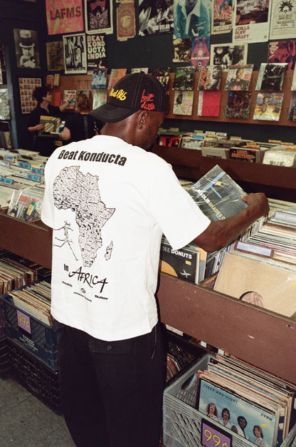 BUTTER GOODS x MADLIB Africa Tee - White