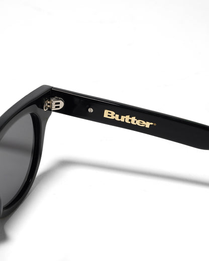 BUTTER GOODS | Blue Note Conquistador Sunglasses - Piano Black