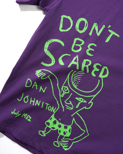 BUTTER GOODS | DANIEL JOHNSTON Don't Be Scared Tee - Grape