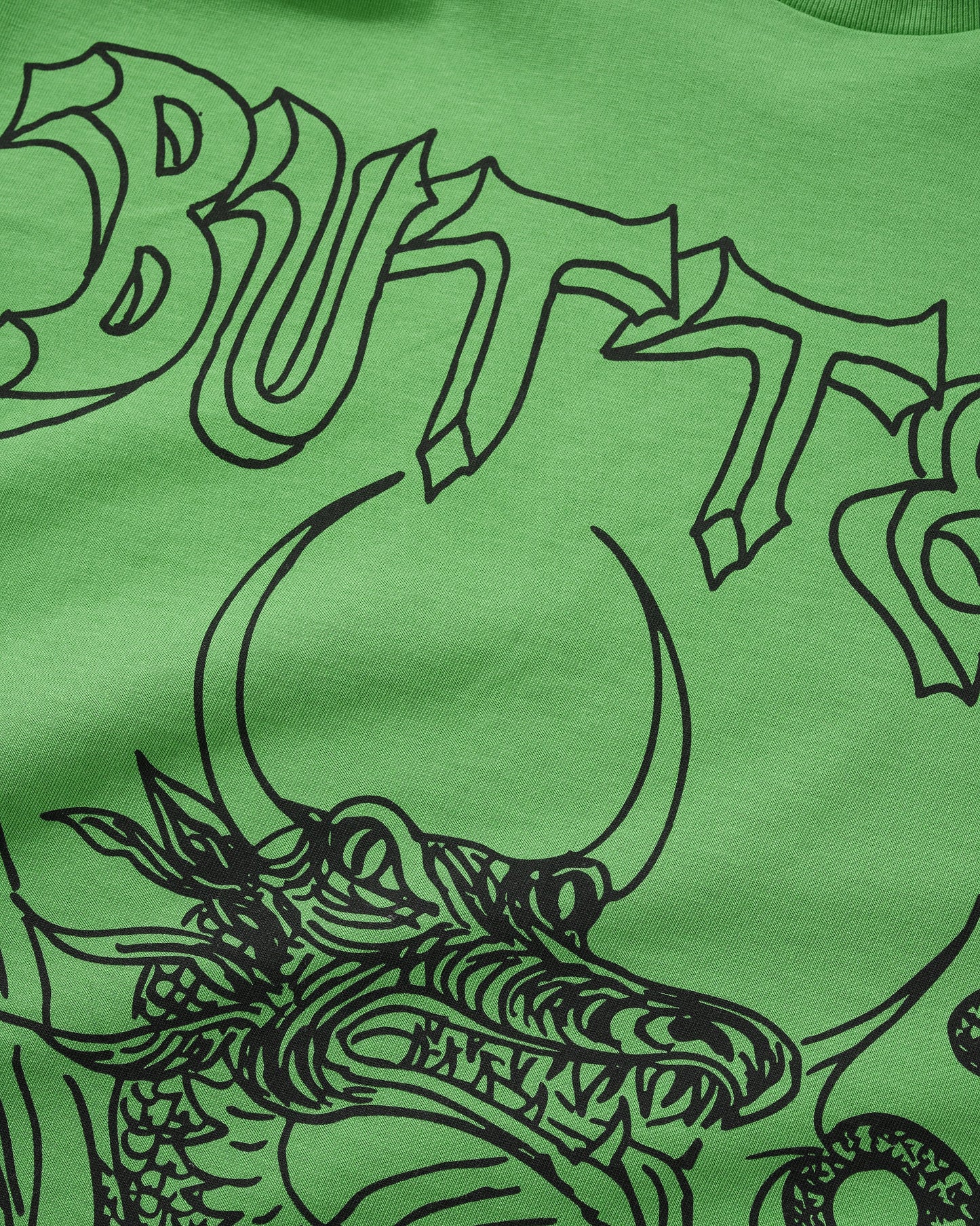 BUTTER GOODS | DANIEL JOHNSTON Dragon Tee - Lime