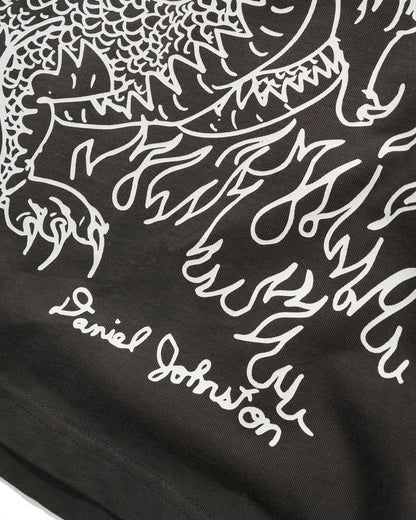 BUTTER GOODS | DANIEL JOHNSTON Dragon Tee - Washed Black
