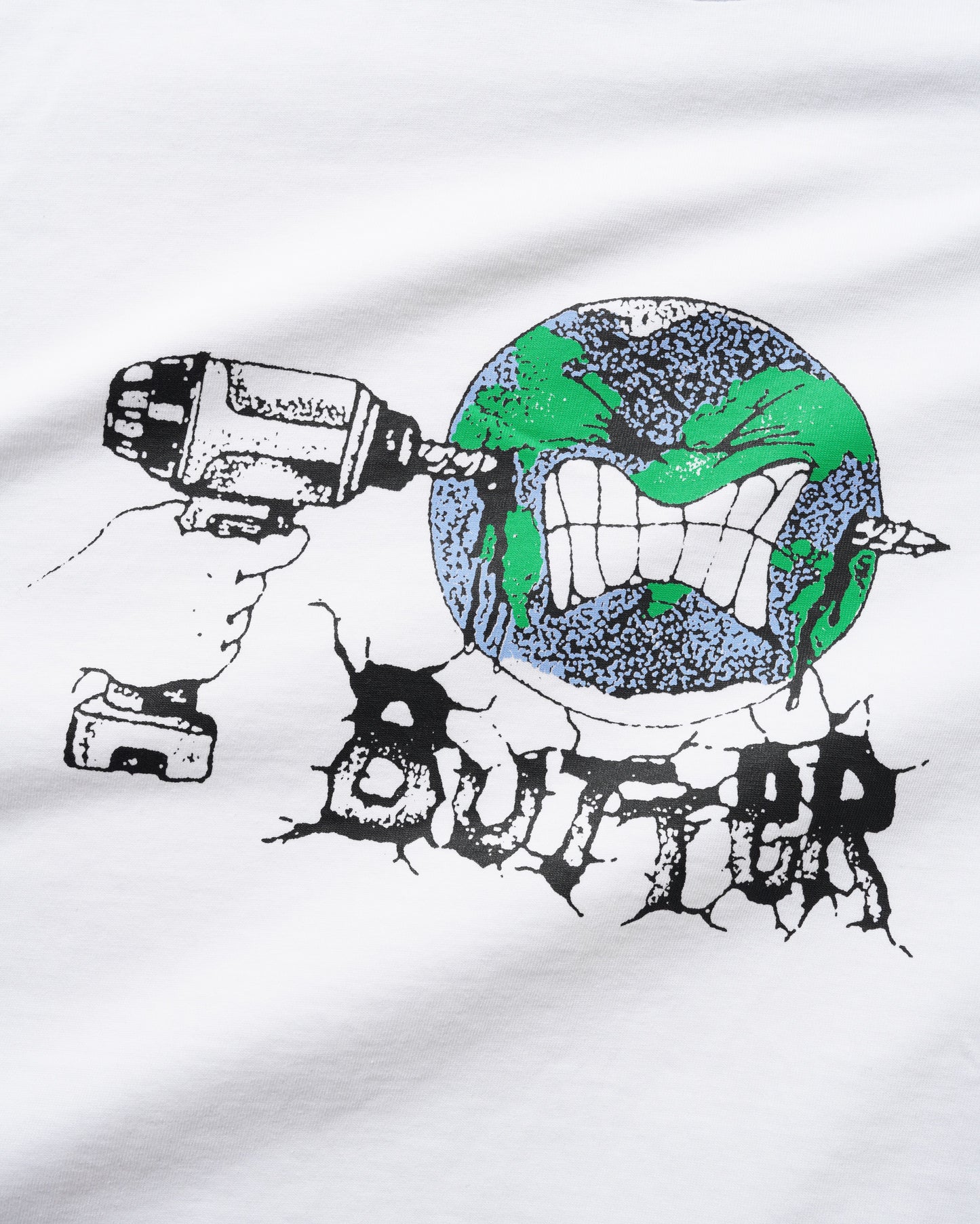 BUTTER GOODS Drill Tee - White