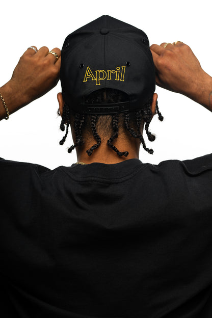 APRIL EMB Snapback - Golden Yellow