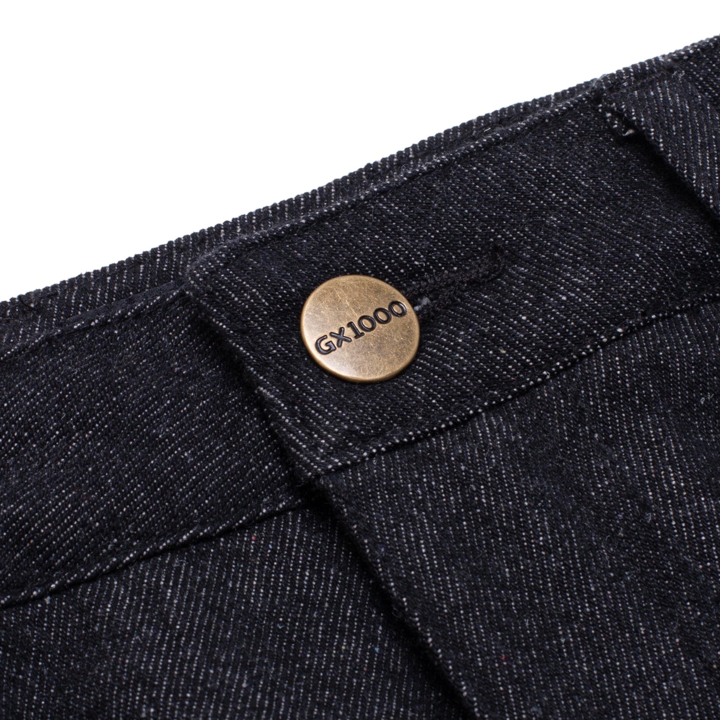 GX1000 Baggy Denim Pants - Black