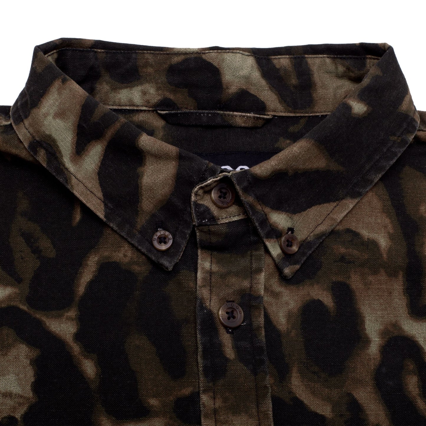 GX1000 Long Sleeve Button Down - Brown Leopard Camo