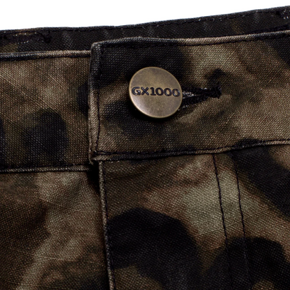 GX1000 Baggy Denim Pants - Leopard Camo