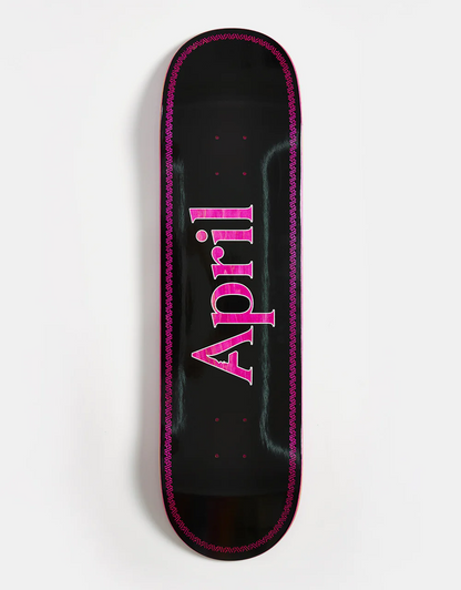 APRIL OG Logo Pink Black Helix Deck 8.0" / 8.5"