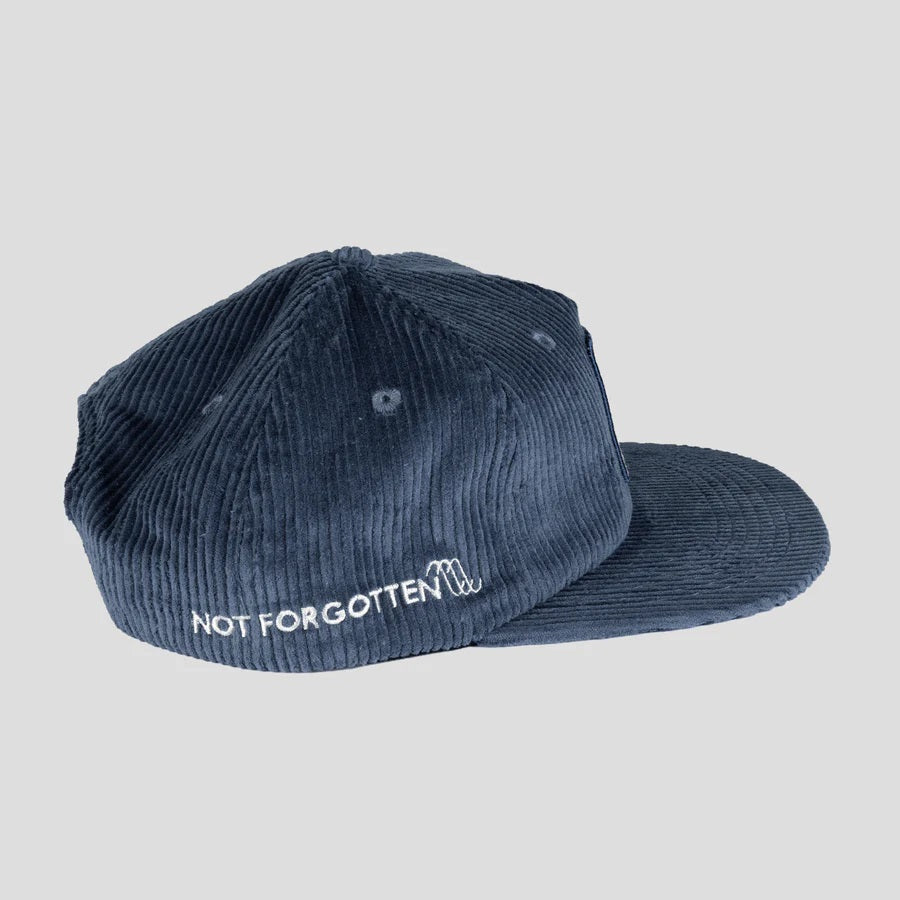 Passport Long Con Workers Cap - Washed Royal Blue