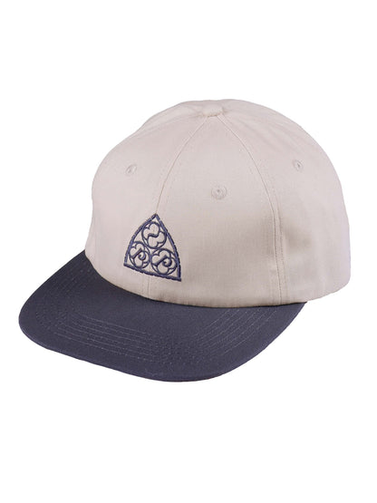 Passport Gargoyle Cap - Off White/Washed Navy