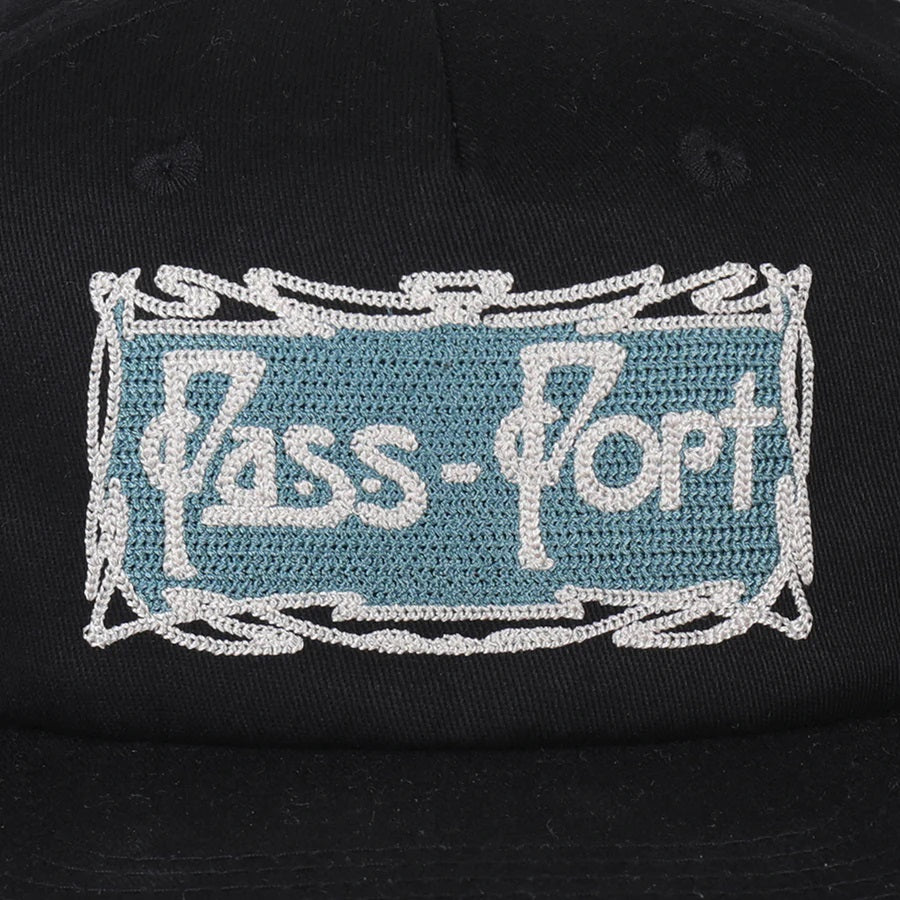 Passport Plume Workers Cap - Black