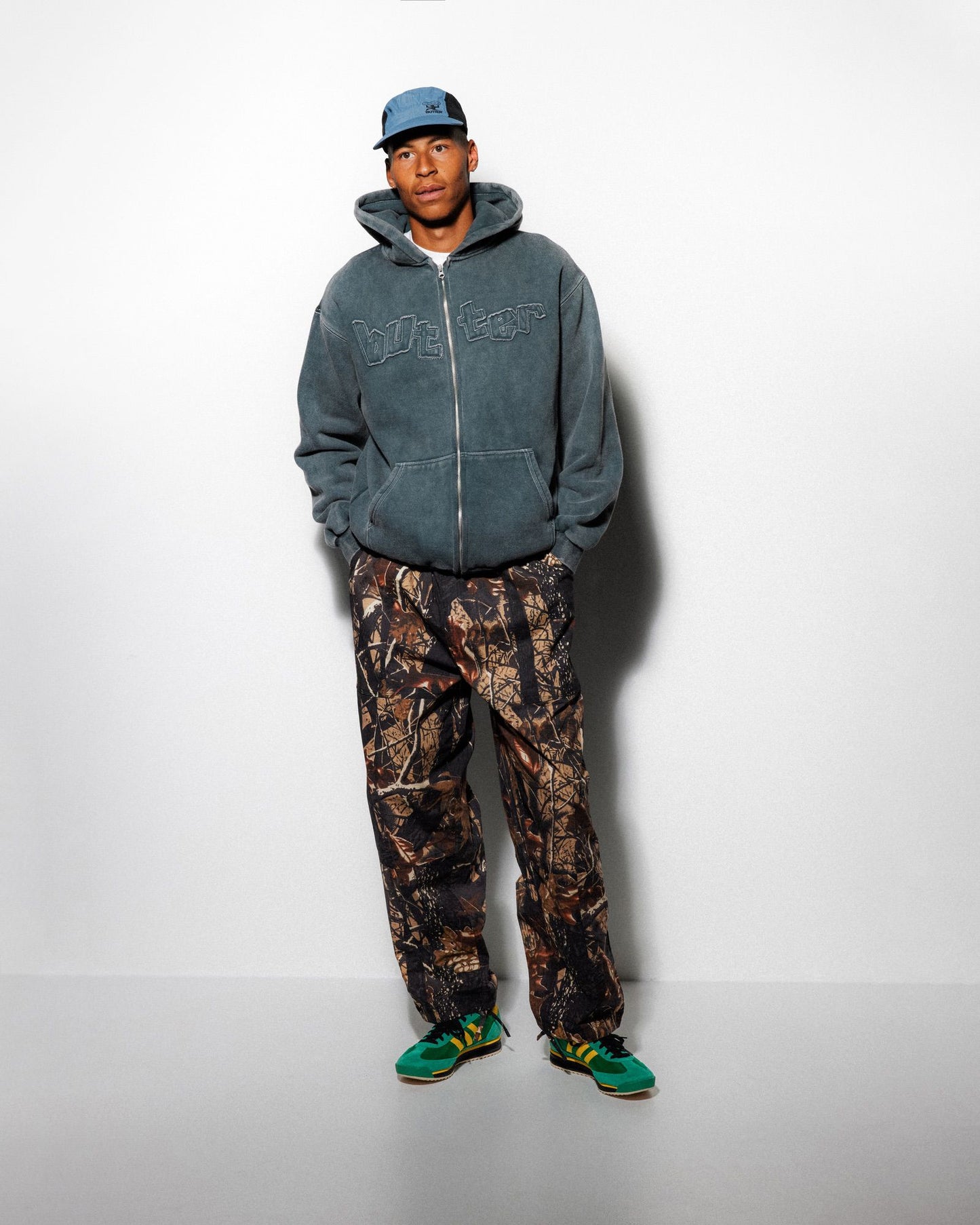 BUTTER GOODS TRS Pants - Forest Camo