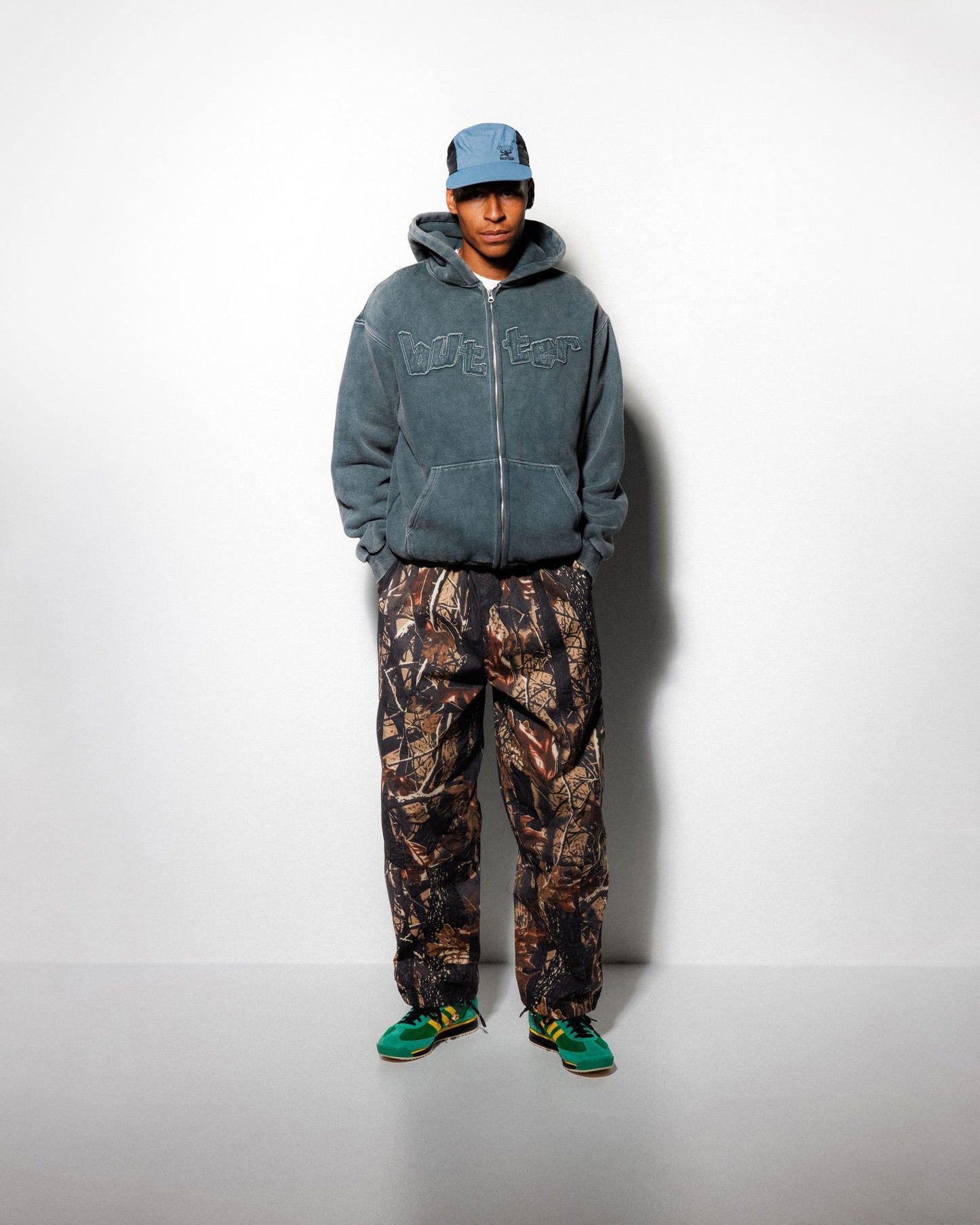 BUTTER GOODS TRS Pants - Forest Camo