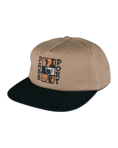 Passport Dine Em' Workers Cap - Black/Sand