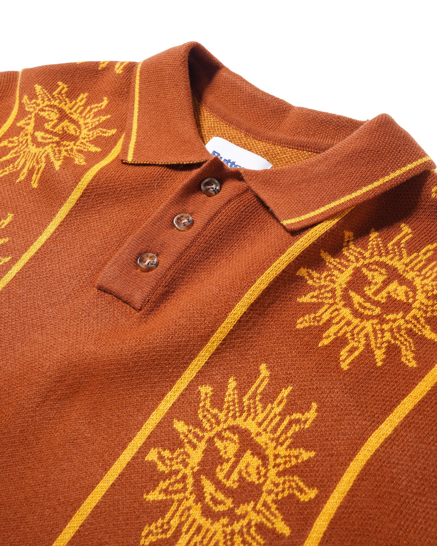 BUTTER GOODS Solar Knit Shirt - Brown
