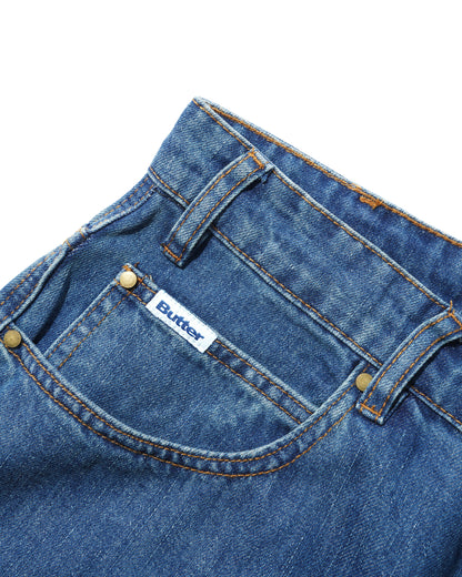 BUTTER GOODS | PEANUTS Spike Denim Jeans - Distressed Indigo