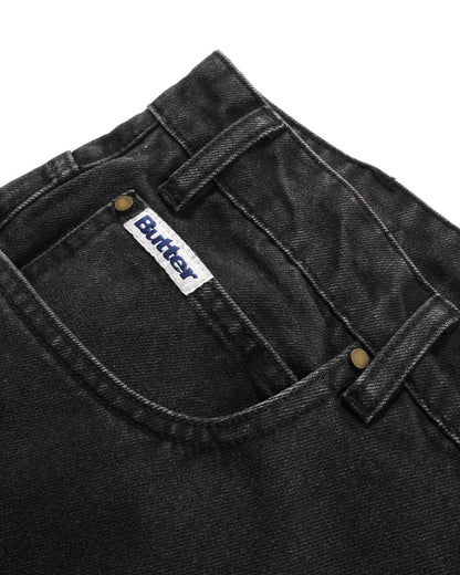 BUTTER GOODS | PEANUTS Spike Denim Jeans - Faded Black