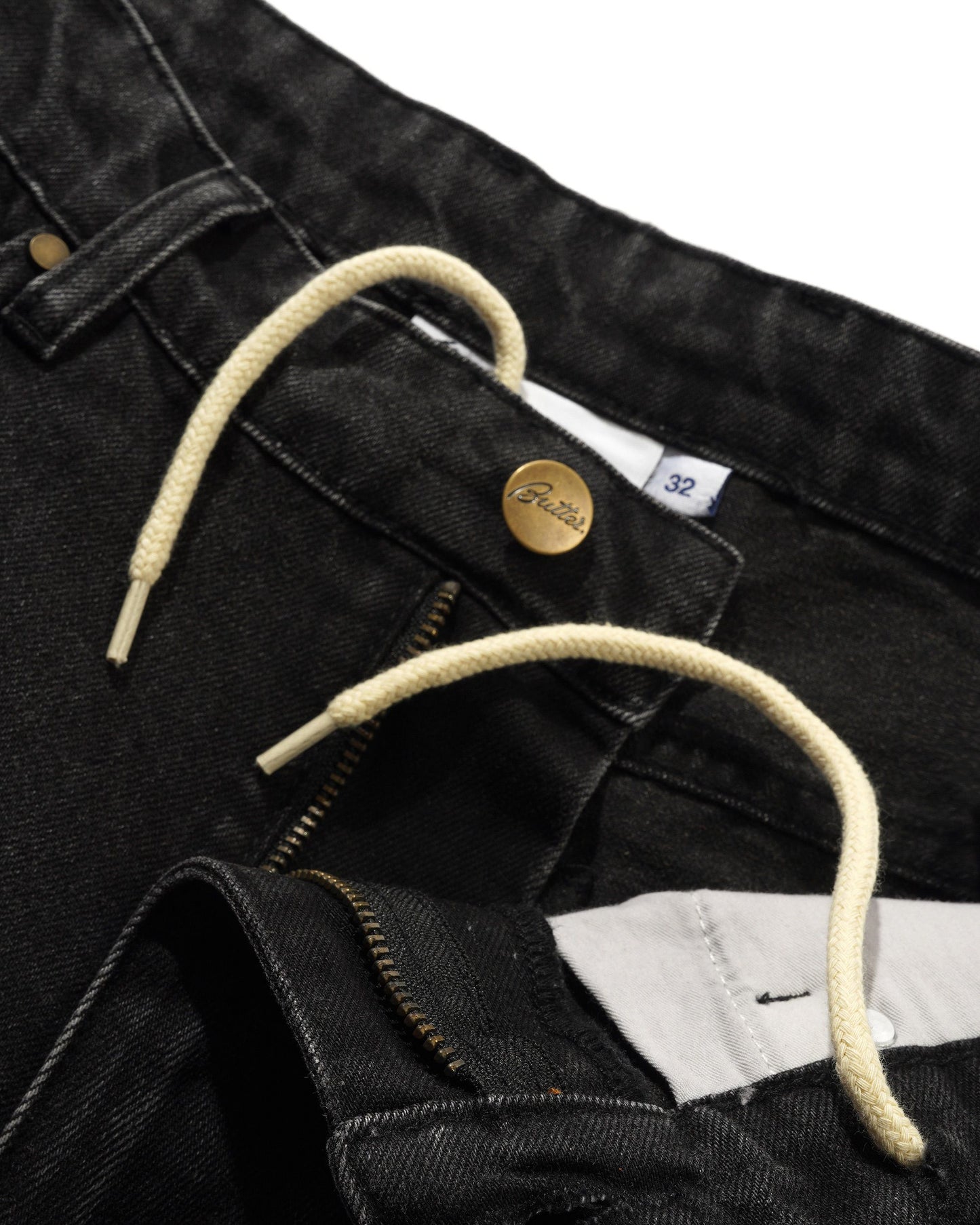BUTTER GOODS | PEANUTS Spike Denim Jeans - Faded Black
