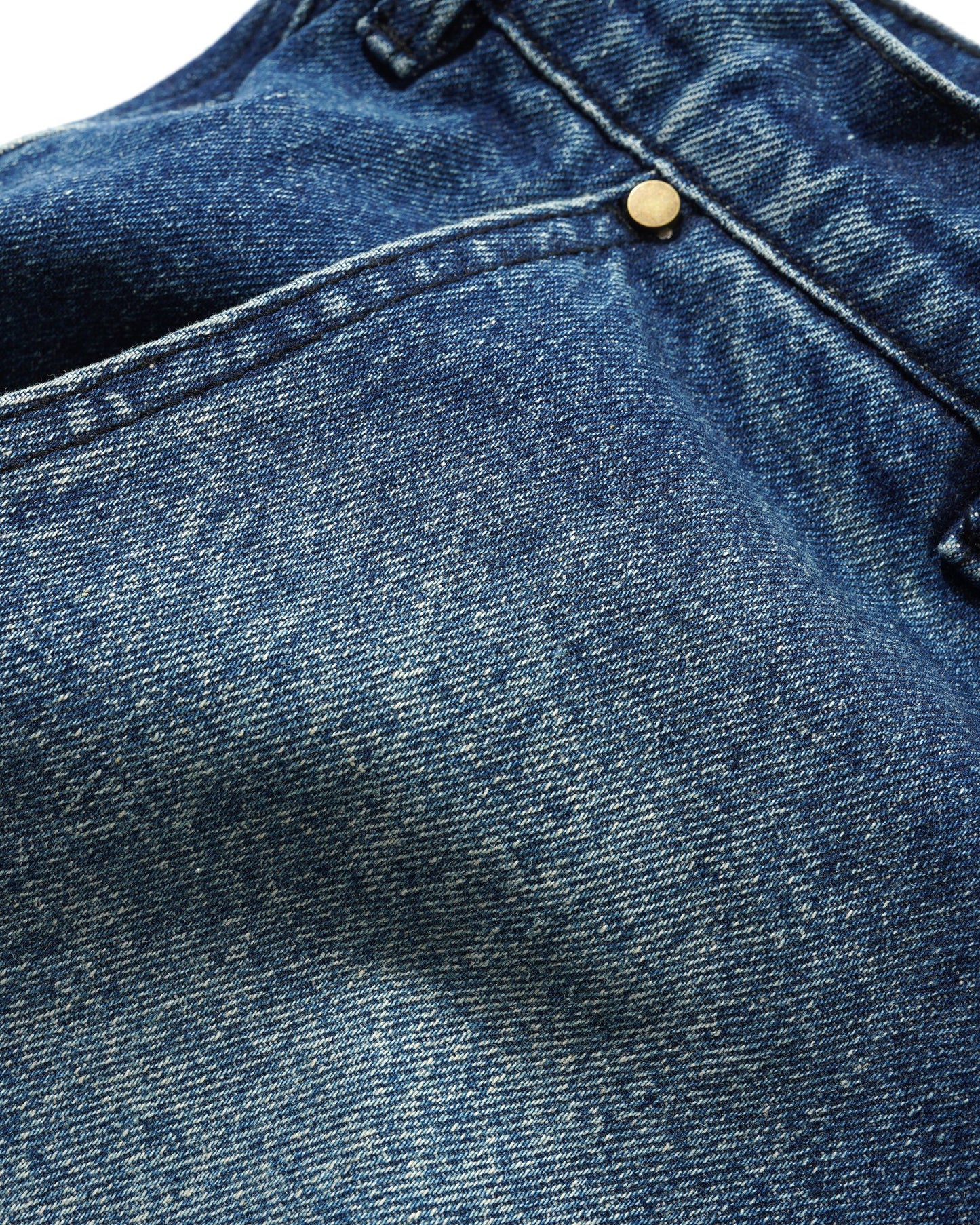 BUTTER GOODS | PEANUTS Spike Work Shorts - Distressed Indigo