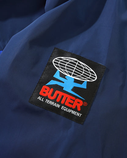 BUTTER GOODS T-Rain Jacket - Navy/Cobalt - XL