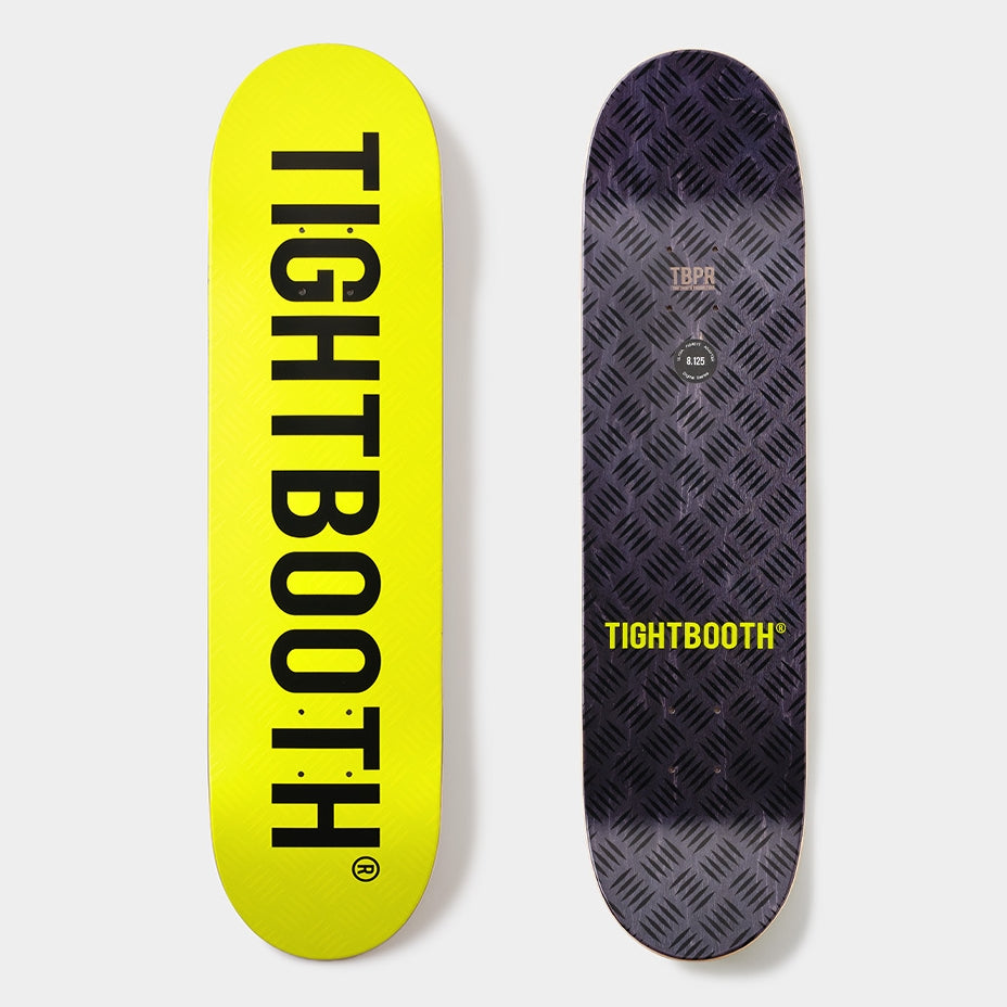 TIGHTBOOTH Logo Safety Yellow/Black Deck 8.125"