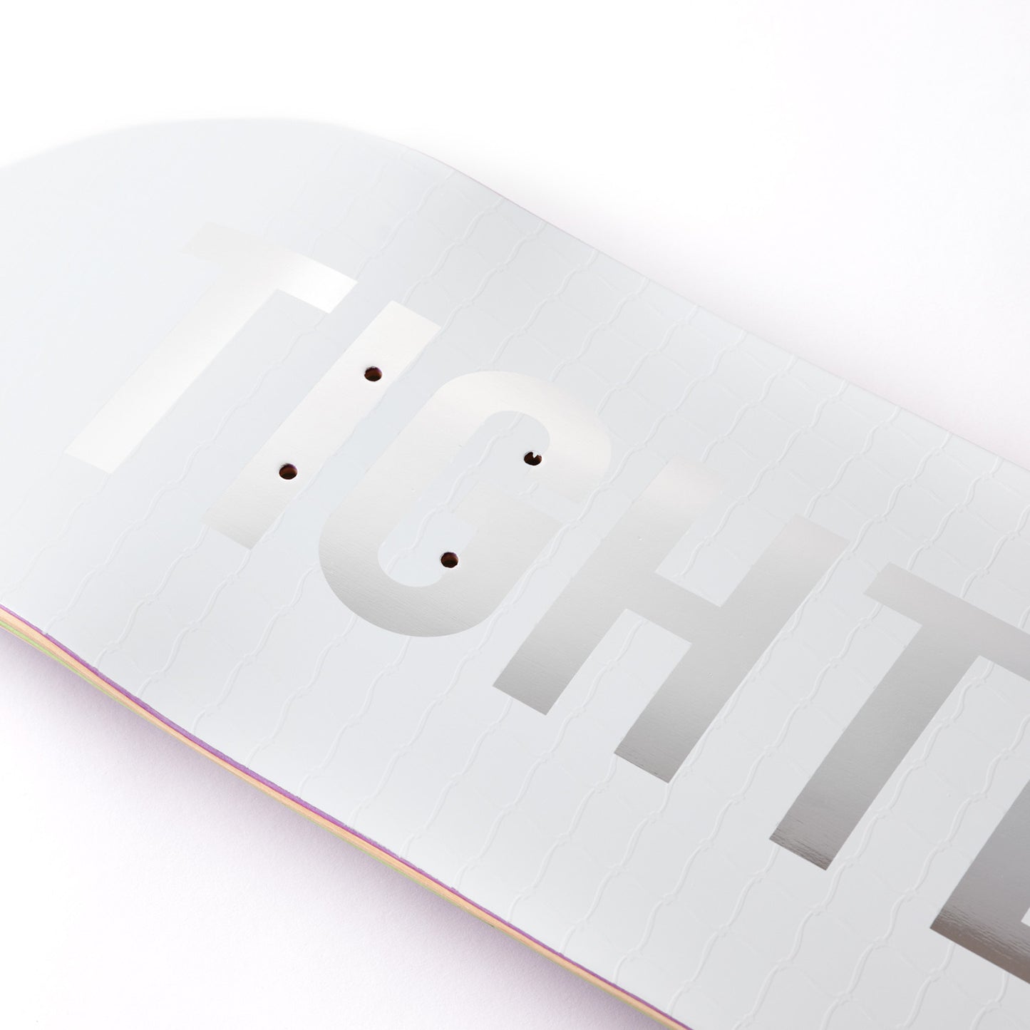 TIGHTBOOTH Logo White Deck 8.0"