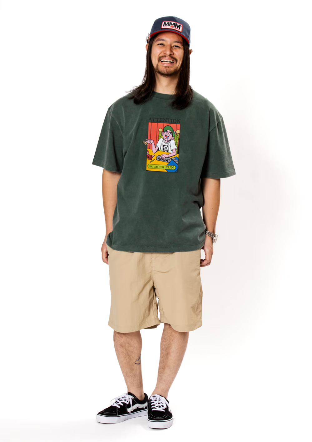 MxMxM Yubisuke Chudoku Tee - Green