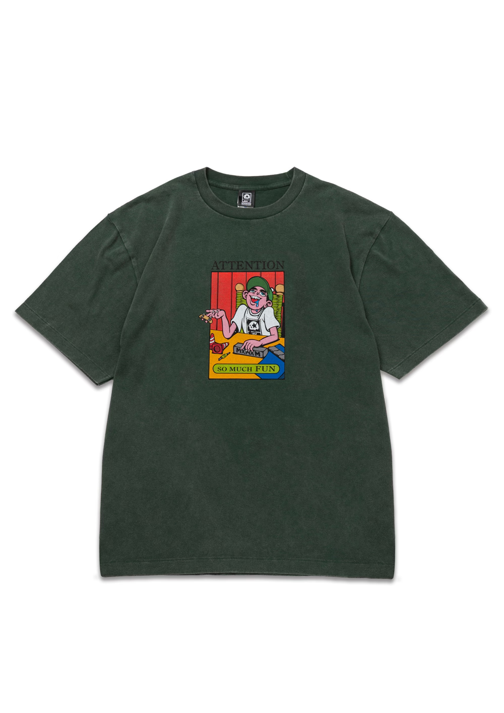 MxMxM Yubisuke Chudoku Tee - Green