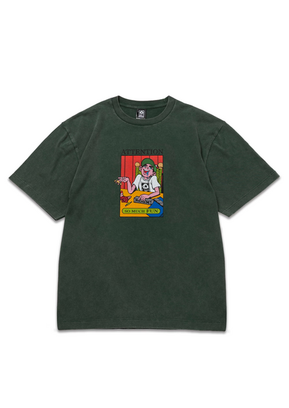 MxMxM Yubisuke Chudoku Tee - Green