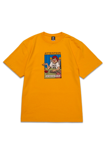 MxMxM Yubisuke Chudoku Tee - Yellow