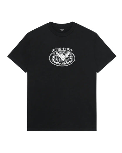 Passport Empty Pockets Tee - Black