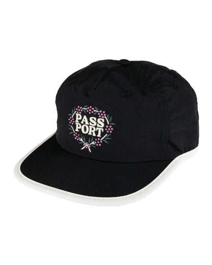 Passport Wattle RPET Workers Cap - Black/Offwhite