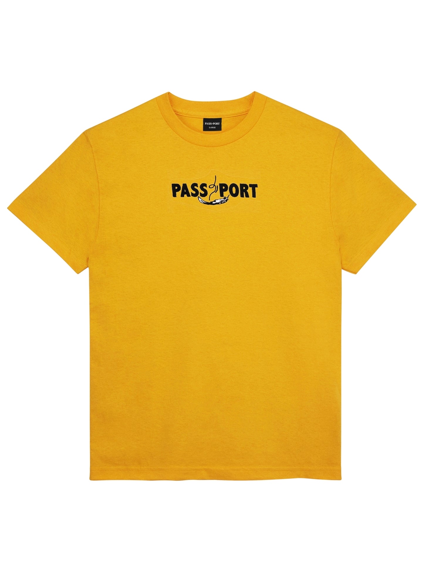 เสื้อยืดปักขนนก PASSPORT - สีทอง