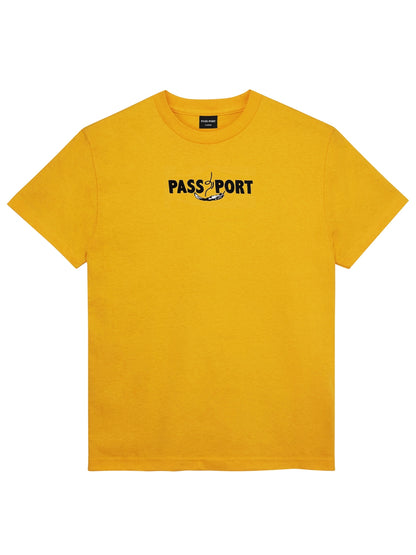 เสื้อยืดปักขนนก PASSPORT - สีทอง