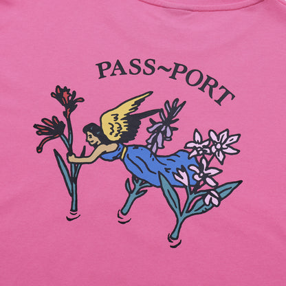パスポート ガーデニング T シャツ - ピンクミルク