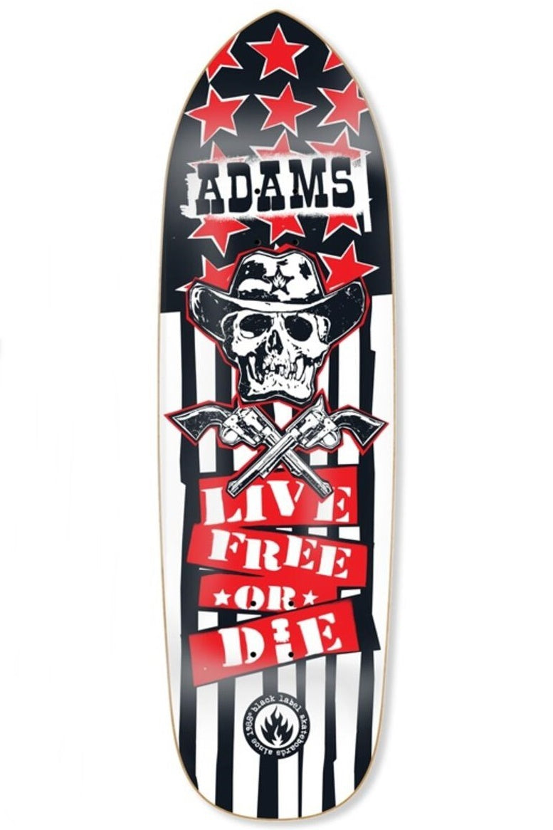 BLACK LABEL Adams Live Free "Re-Issue" Punk Point Deck 9.5"