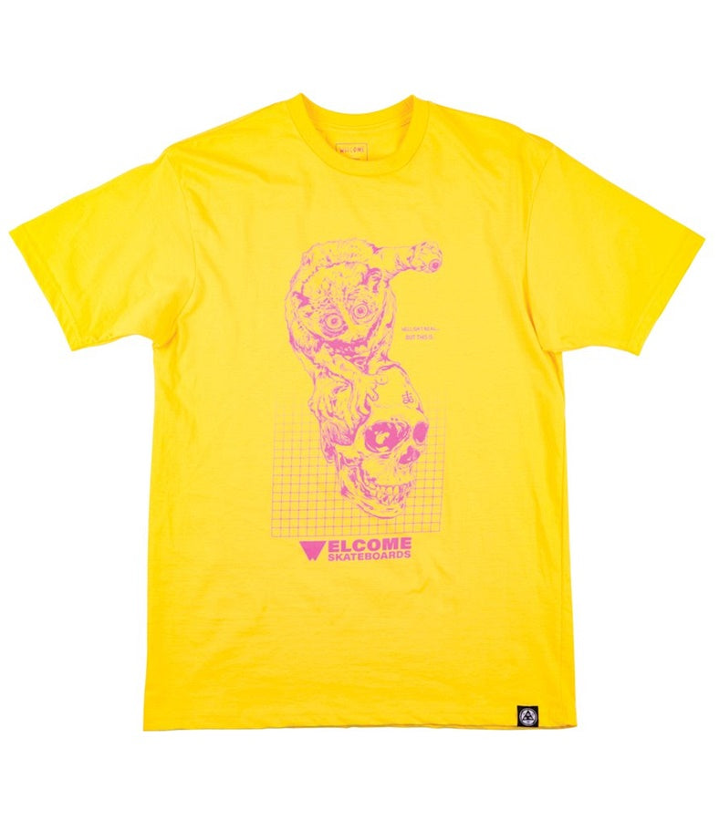 WELCOME Real Hell Tee - Yellow