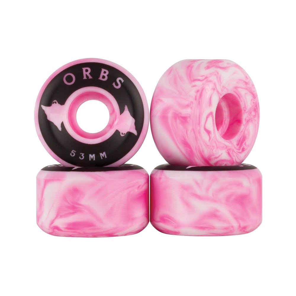 ORBS Specters Swirls Wheels 53mm - Pink/White