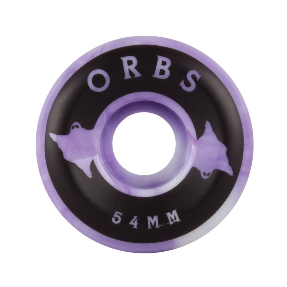 ORBS Specters Swirls Wheels 54mm - Purple/White