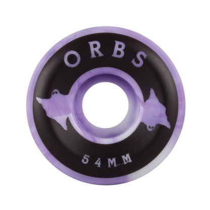 ORBS Spectres Swirls Wheels 54mm - สีม่วง/ขาว